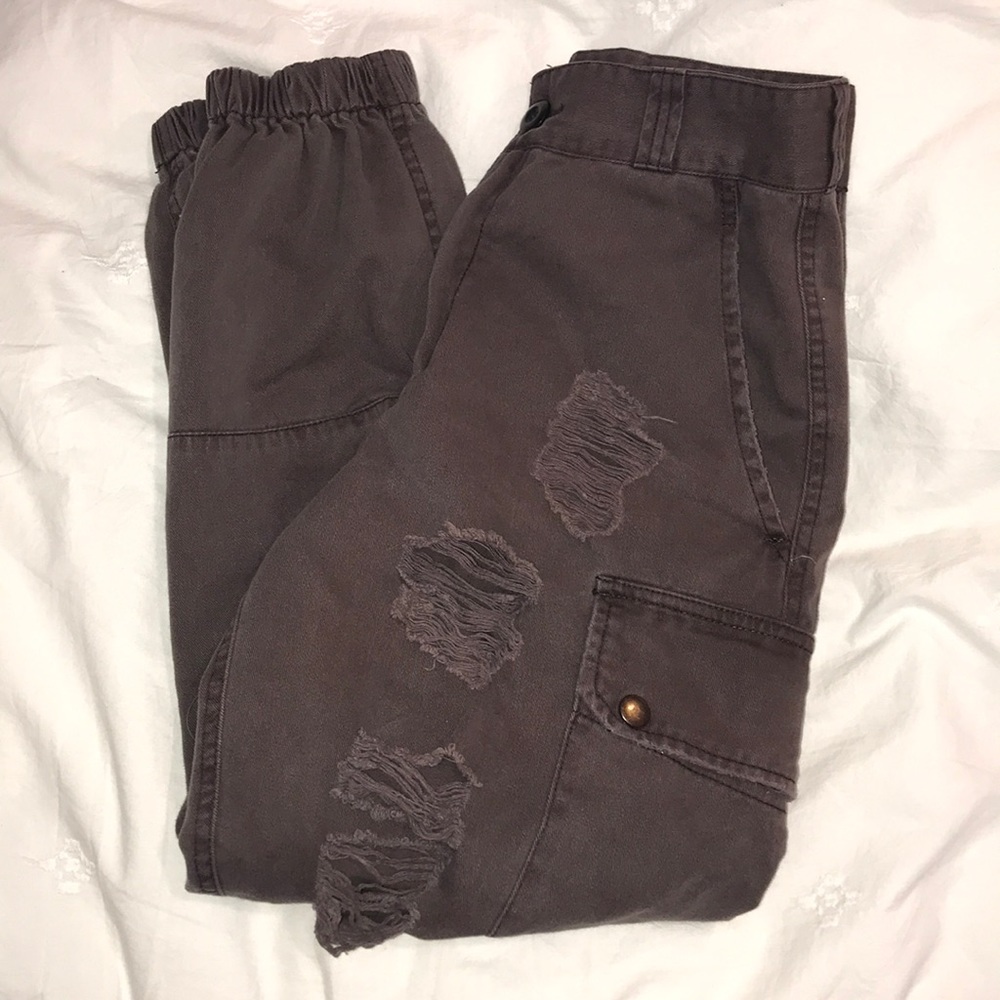 LF Carmar Denim “mink” cargo pants